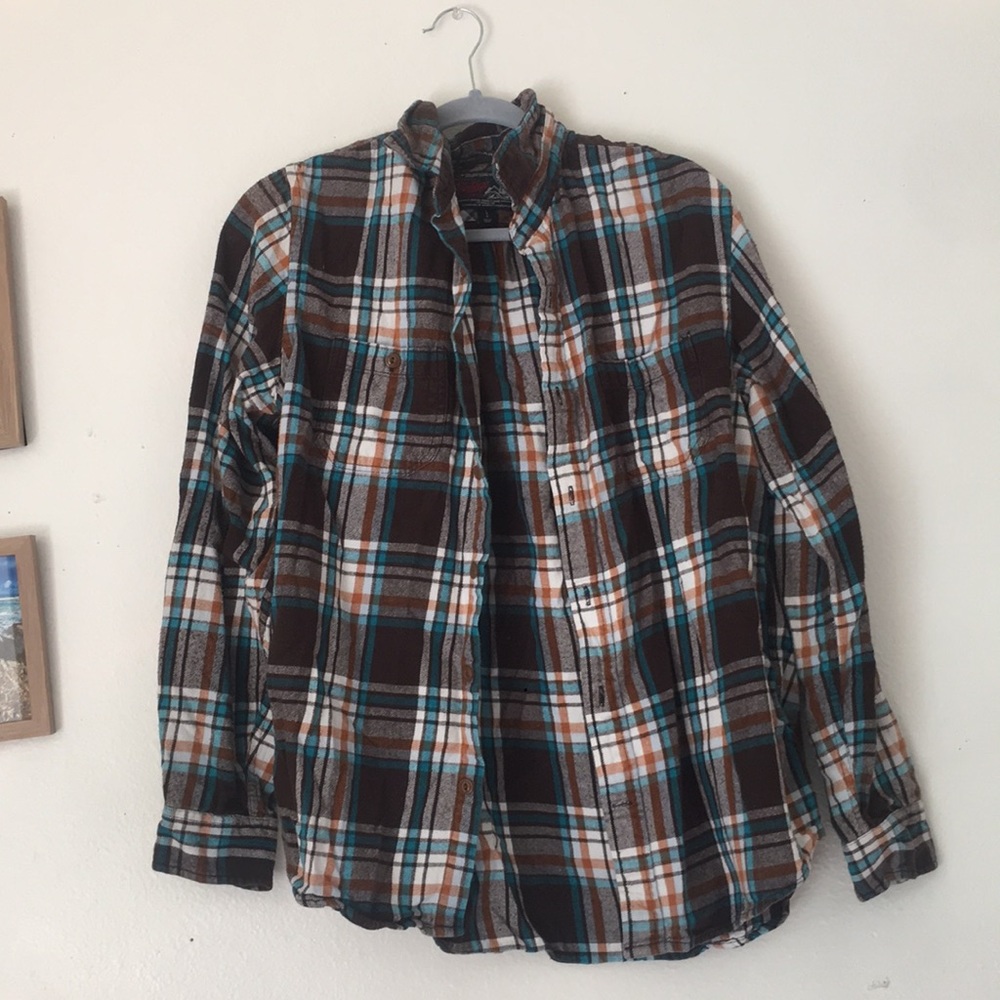 Brown flannel